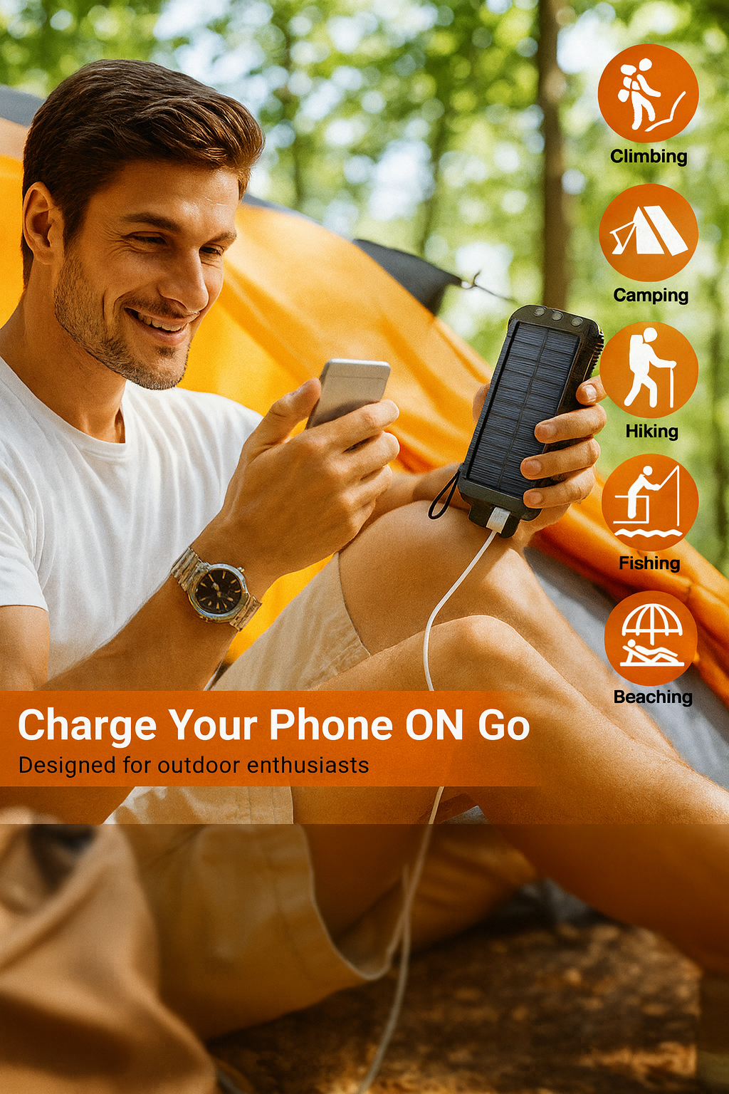 Portable Solar Mobile Phone Charger